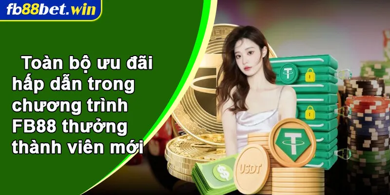 Toàn bộ ưu đãi hấp dẫn trong chương trình FB88 thưởng thành viên mới